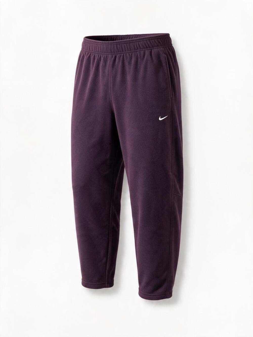 Nike Women’s XXL Burgundy Crush Fleece Pants Loose Fit Mid Rise Full Length NWT